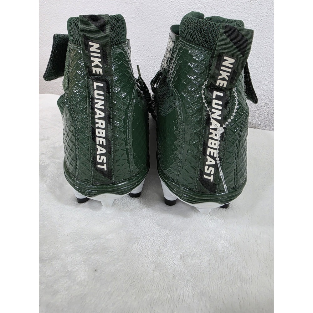 Nike Lunarbeast Elite TD Size 10.5 Football Cleats 847588-022 Green/ Black - Picture 6 of 12